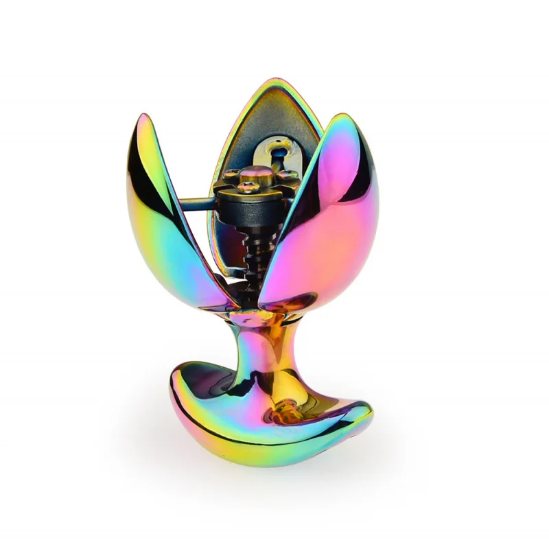 Adult Products Sex Products Anal Lock Chastity Lock Opening and Closing Butt Plug Dilator One Piece smMetal Toys