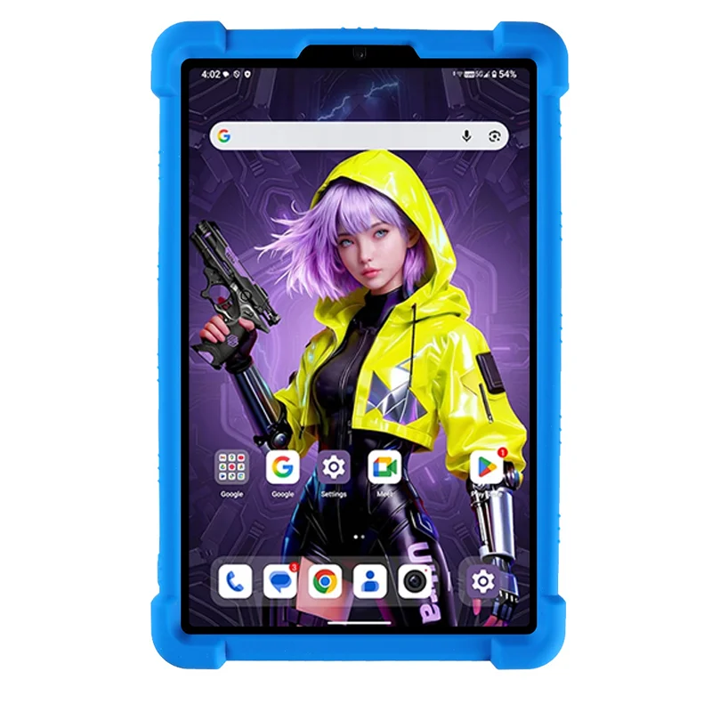 Kids-Friendly Gaming Tablet Case - 8.8 Soft Silicone Protective Cover with Adjustable Kickstand