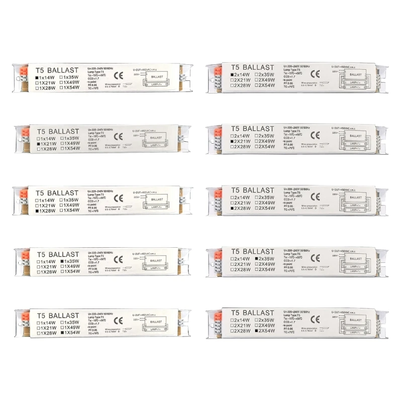 220–240 V Weitspannungs-T5-Elektronik-Vorschaltgerät, Leuchtstofflampen-Vorschaltgeräte für Zuhause