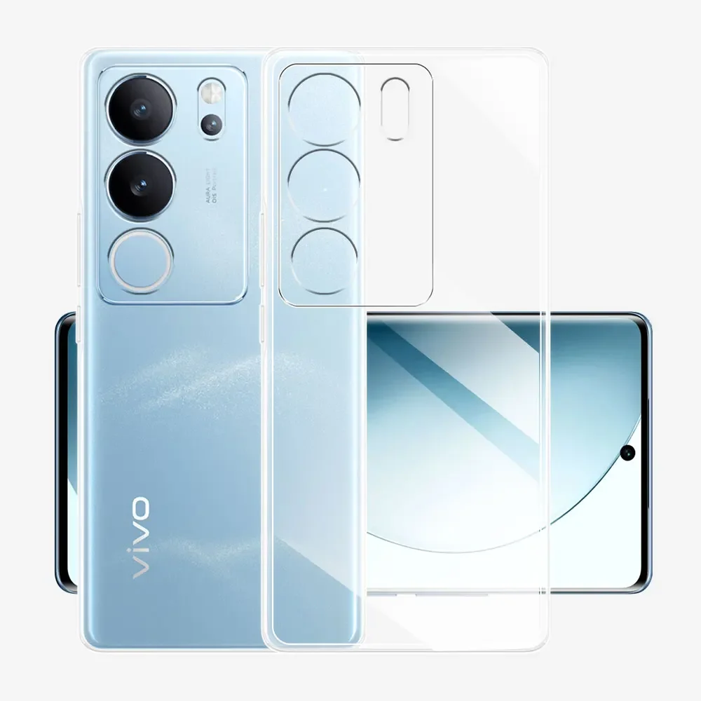 Clear Silicone Soft Phone Case - Durable Transparent Coque Cover