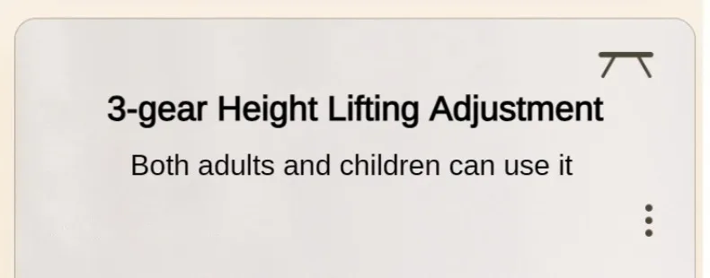 Description Picture 4 of itemFolding Bed Desk for Laptop, 3-gear Adjustable Laptop Desk Bed Table, Gaming Desk for Bed, Breakfast Tray Desk, Home Workstation