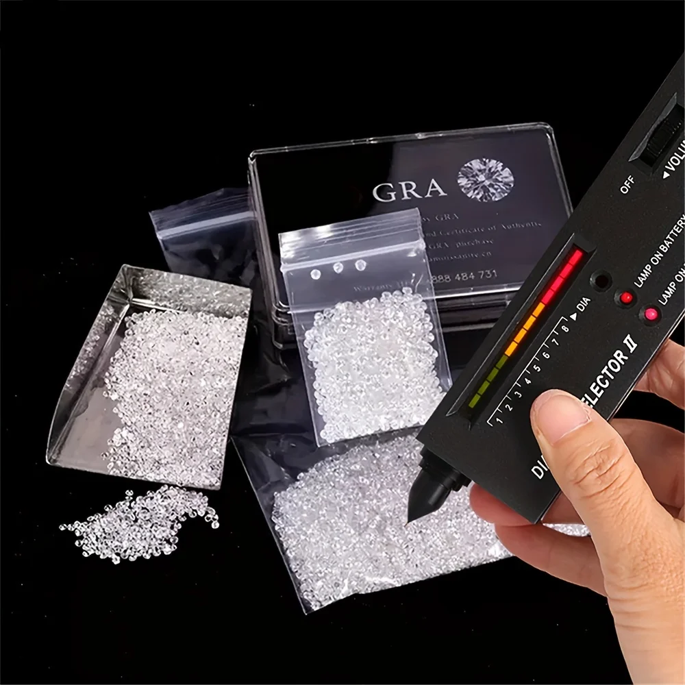 Diamante Gra Moissanite Di Alta Qualità Di Piccole Dimensioni Bianco D Gh 1Ct/Borsa Con Certificato Gra Mossanite Pietra Sciolta Moissaite Taglio Roto