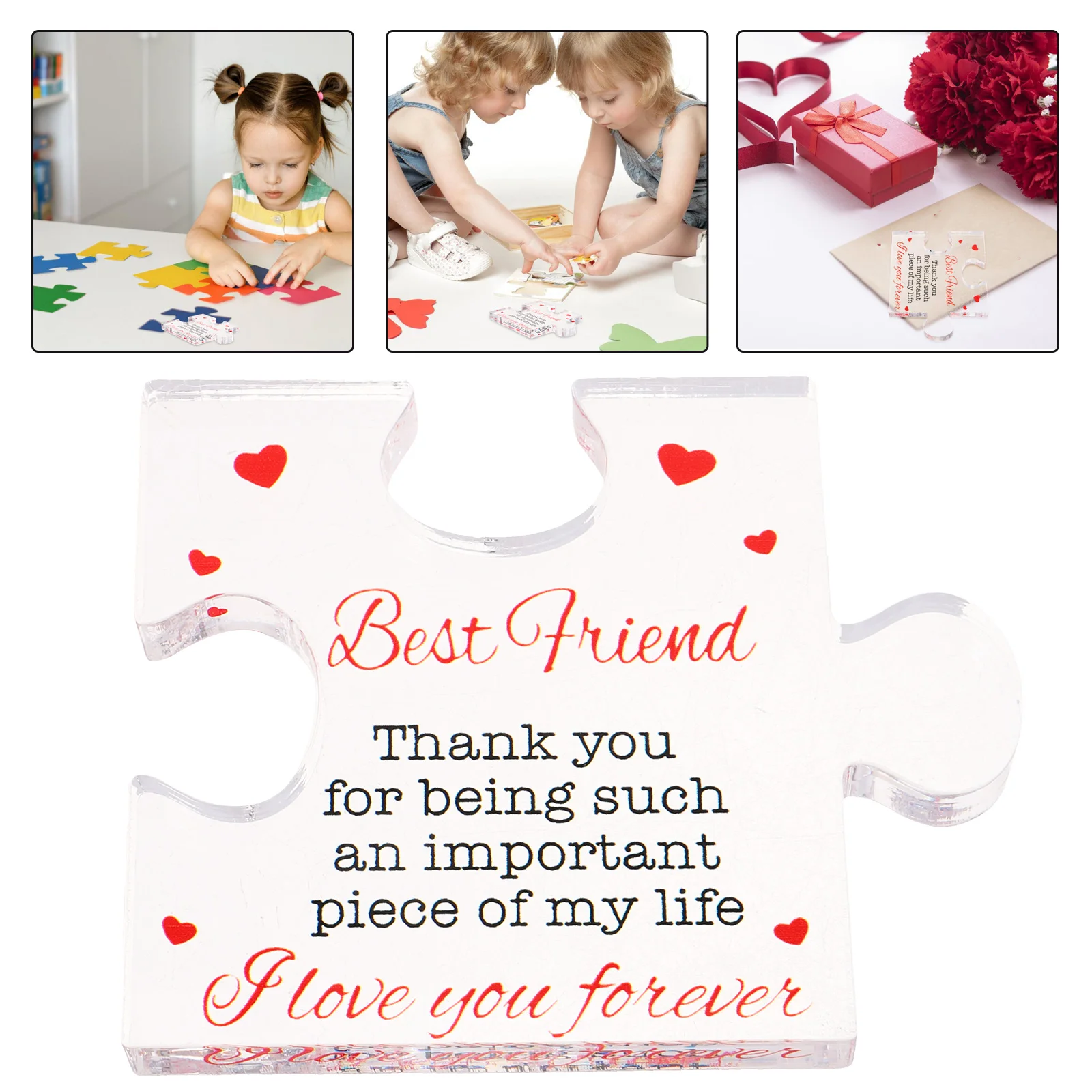 

Пазл на День святого Валентина, офисный налет, орнамент дружбы, знак признательности, декор для