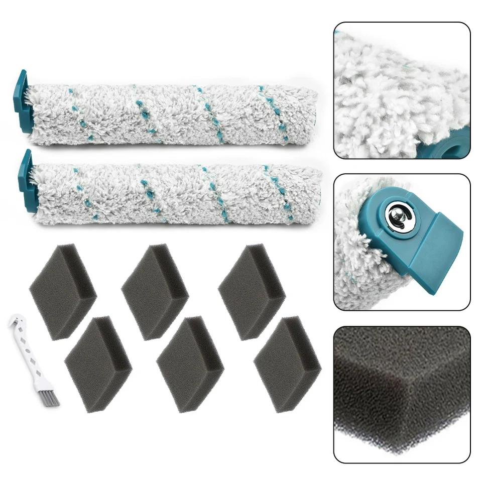 Leifheit Regulus Aqua PowerVac Accessory Set - Cleaning Roller, Brushes & Filter