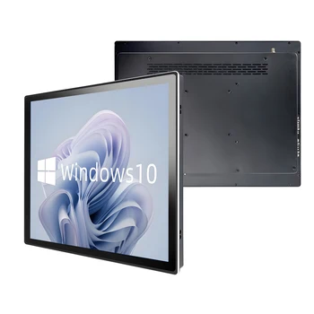 Win 10 Mini PC Industrial All-in-One Core I5 10th Gen Capacitive Touch Screen Front Waterproof Embedded Panel Computer