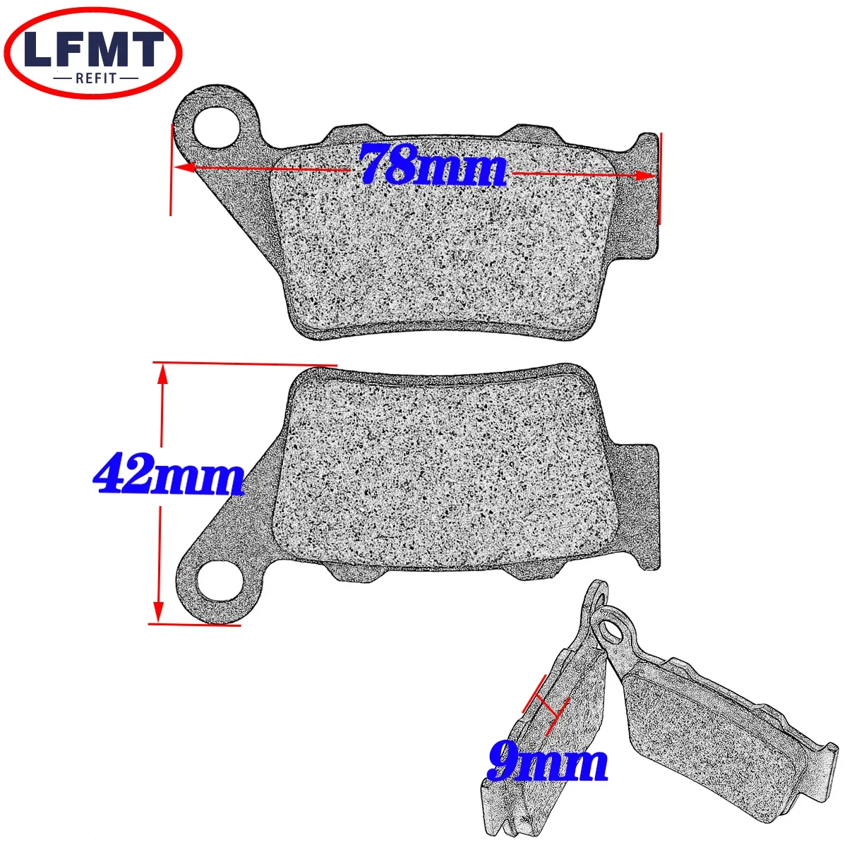 Für bmw f800 gt 2010-2015 f800 r 2015-2018 f800 s/st 2007-2015 Motorrad zubehör Notbremsung vordere hintere Bremsbeläge – Detail 3