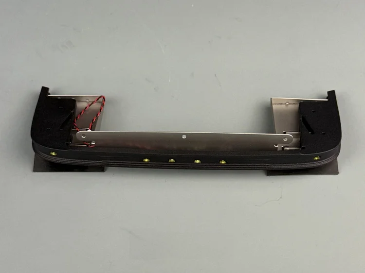 S78268534785a4dc7bf19dd9b7ac19ab3r 타미야 1/14 RC 트럭 스카니아 770s 1:14 트랙터 트레일러 DIY 부품용 펜더 라이트가 달린 범퍼 스포일러