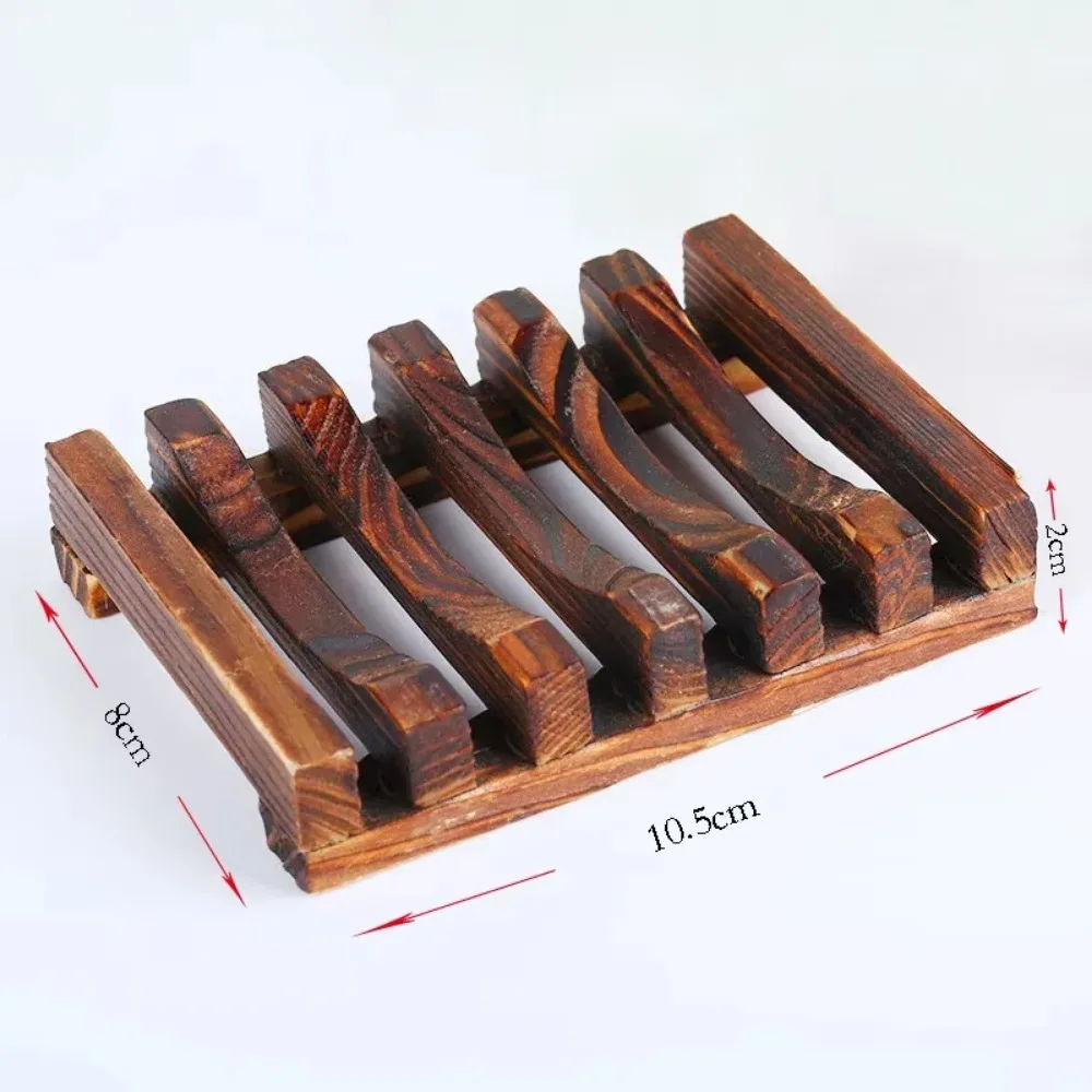 Soap Holder Natural Bamboo Dishes Bath Soap Holder Bamboo Case Tray Wooden Prevent Mildew Drain Box Bathroom Washroom Tools
