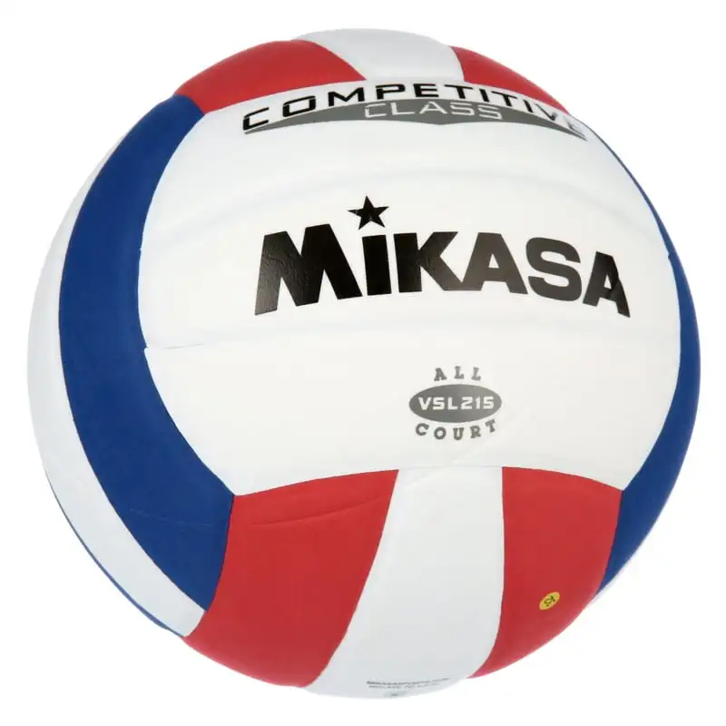 VSL215 Competitive Class Indoor/Outdoor Volleyball, Red/White/Blue