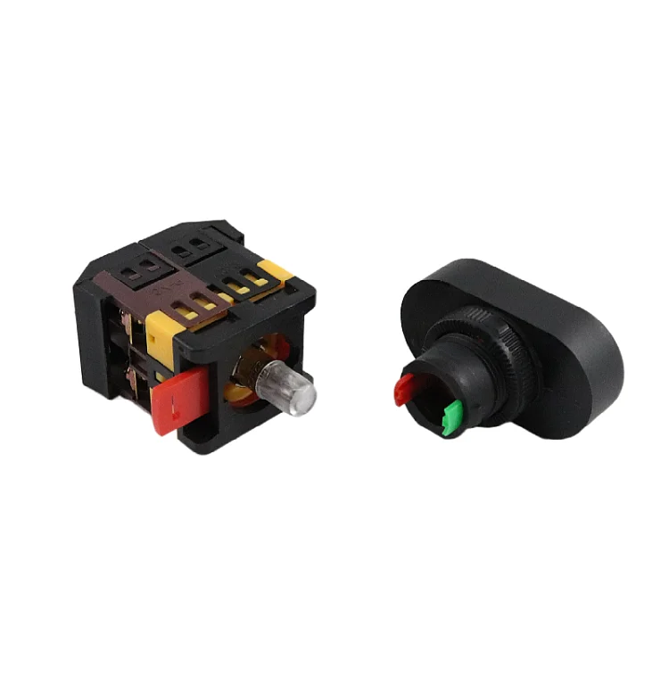 Description Picture 3 of itemAperture 22/25/30mm APBB/AS/PPBB on/Off Start Stop Double Bond Push Button Switch 10A/660V Self-reset/with Lamp Machine Switch