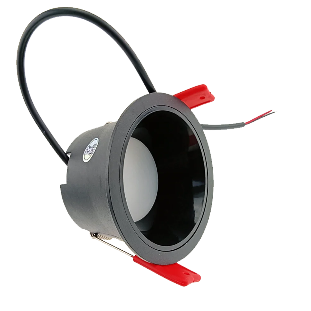 IP65 220v DeepDeep Antiglare Outdoor Waterproof IP66 IP67 LED Downlight Dimmable 7W 9W 12W Kitchen Eaves Spot Light Ceiling Lamp