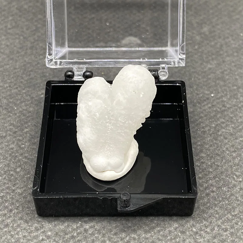 100%  Natural hydrozinkite Mineral Specimens Stones and Crystals Healing Crystal   +Box size:35*35*35 mm