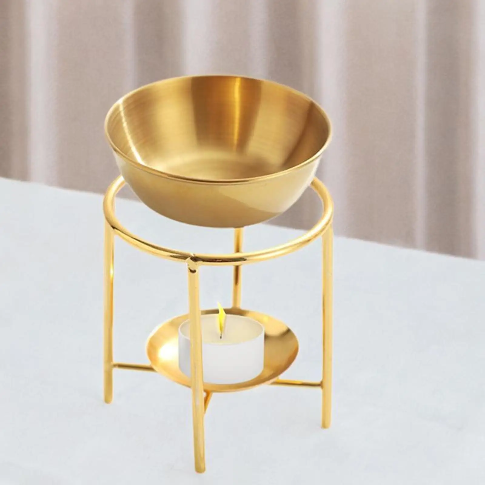 Essential Oil Burner Large Capacity Tealight Candle Holder for Home