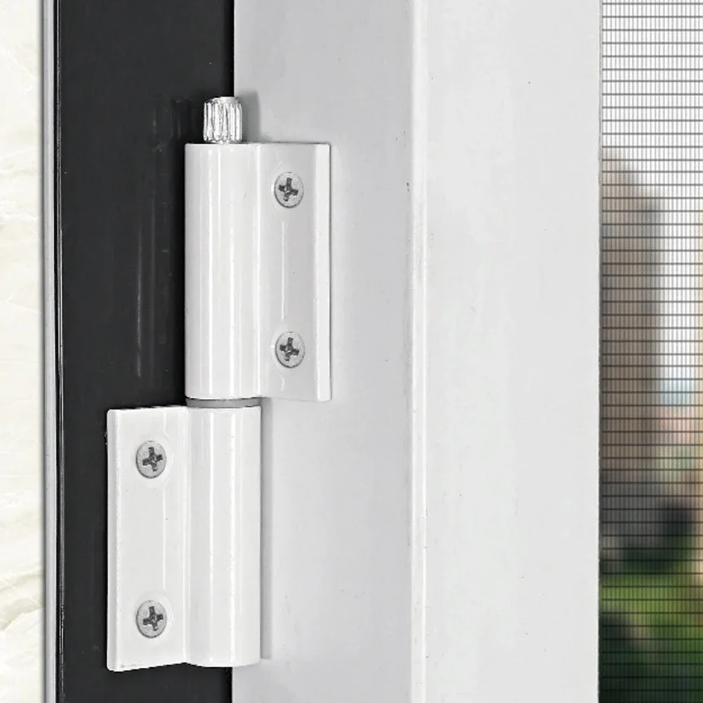Plastic Steel Flat Hinge Folding Hinge Aluminum Alloy Screen Window Loose Leaf Detachable Home Improvement Door Hardware