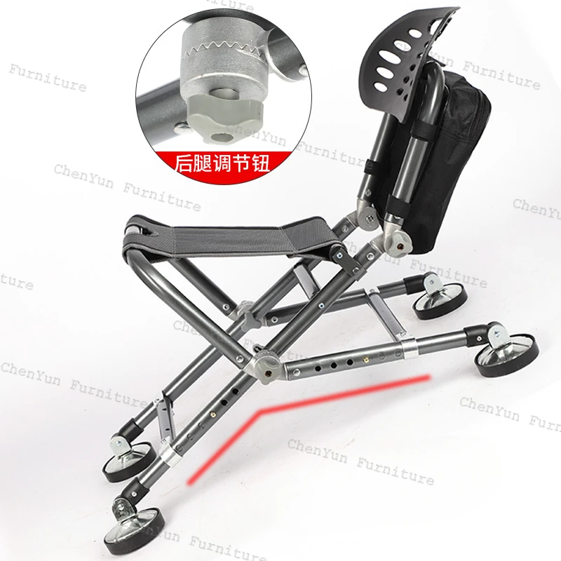 All Terrain Multifunction Fishing Chairs Fold Portable Backrest Bracket Fishing Chairs Nordic Banco De Pesca Entertainment