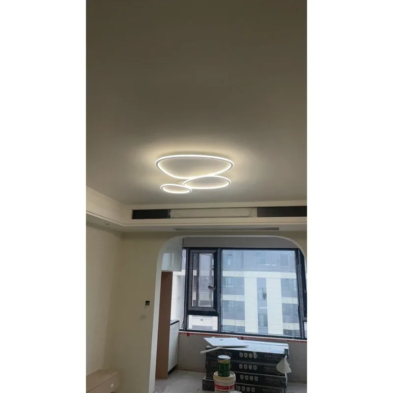 

LED ceiling lamp creative Luxurious Modern Nordic Living room Cobblestone home decor Bedroom kitchen hang light luces decoration