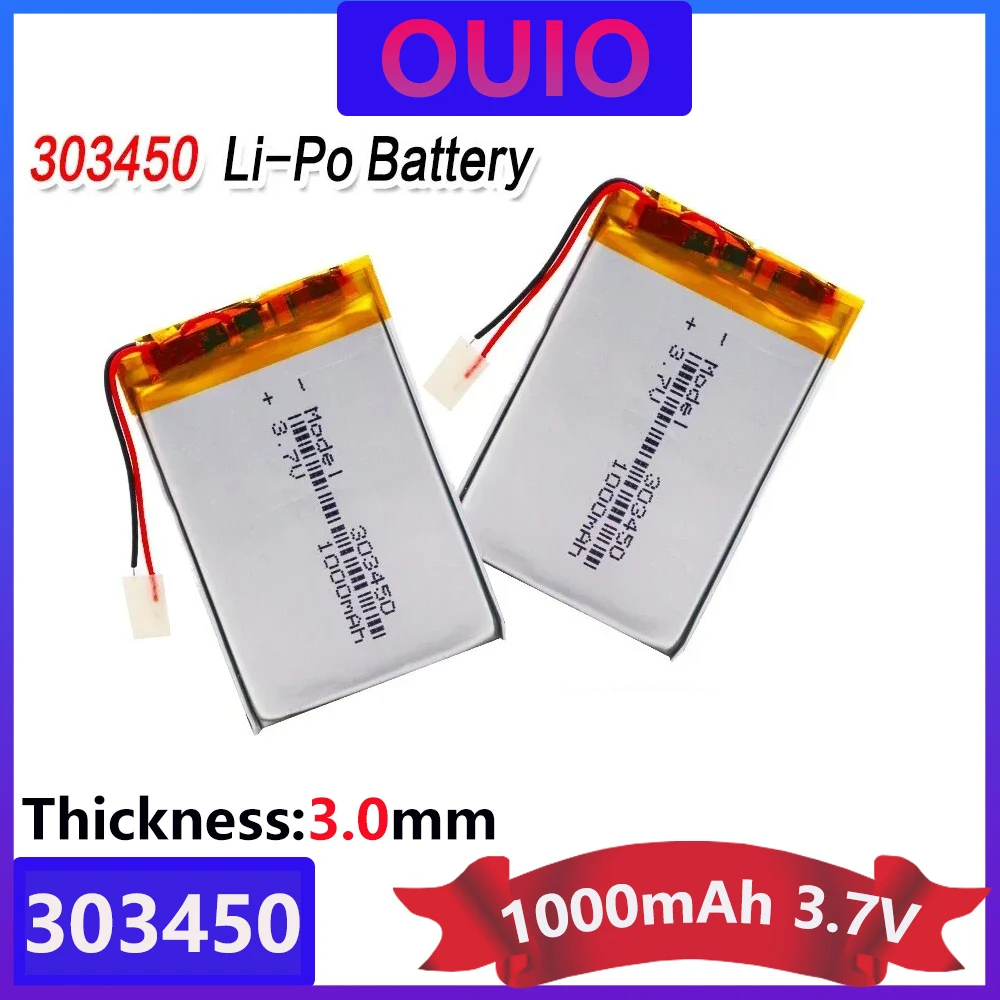 PILA RECARGABLE LI-ION 3.7V 300MAH