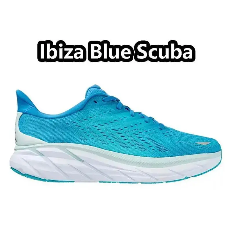 2024 Bondi 8 Running Shoes Womens Platform Sneakers Clifton 9 Men Black White Harbor Mens Women outdoor Sports Trainers Runners