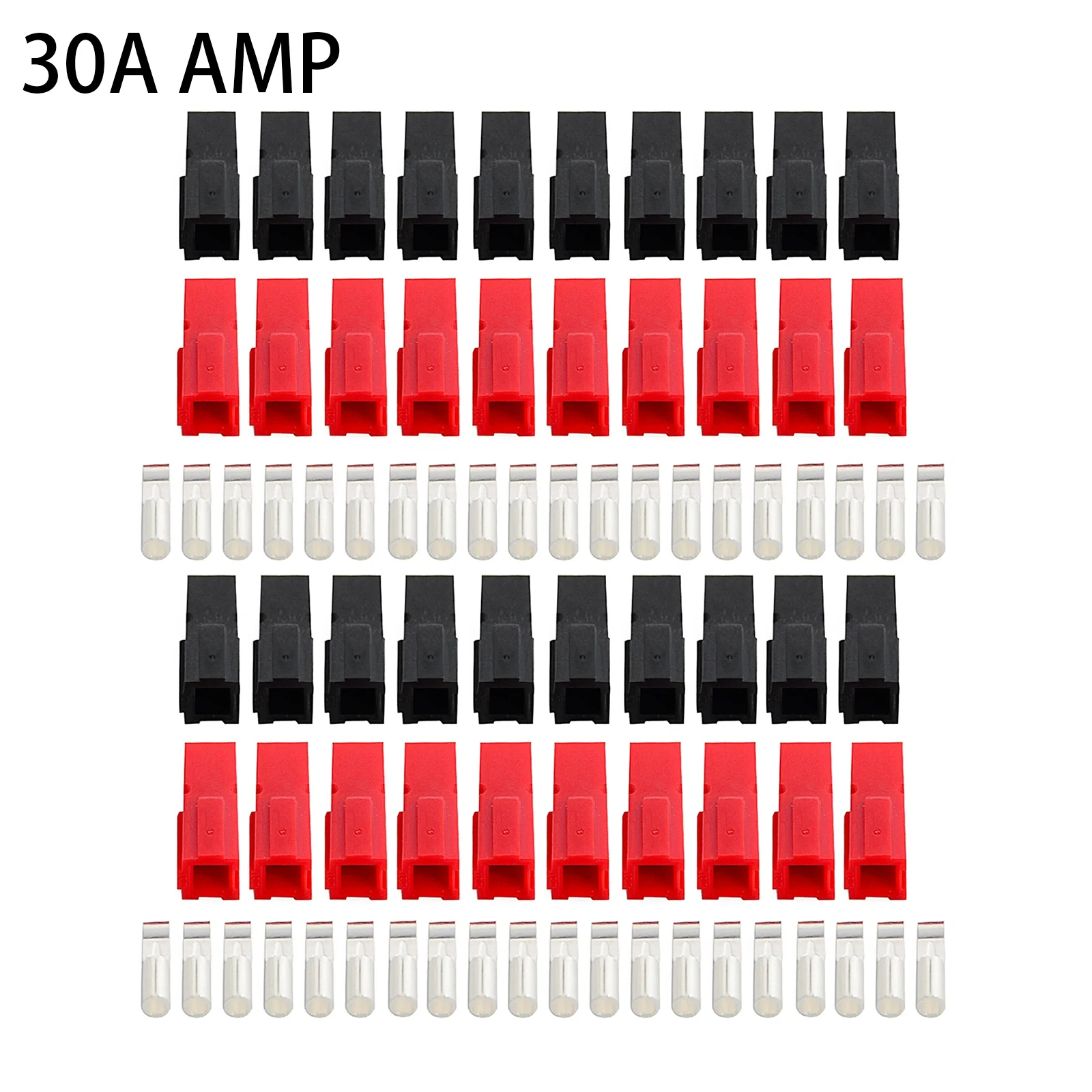 5/10/20/50/100 Pairs 30A/45A AMP 600V Power Marine Connector Pole For Anderson Powerpole Interlocking Plug Terminals