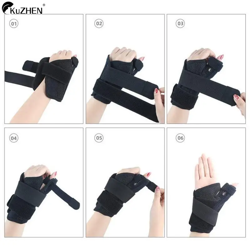 

Carpal Tunnel Wrist Brace Adjustable Wrist Support Brace Wrist Compression Wrap For Arthritis Tendonitis Pain Relief