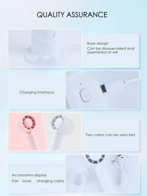 속눈썹 연장을 위한 필수적인 휴대용 미니 팬