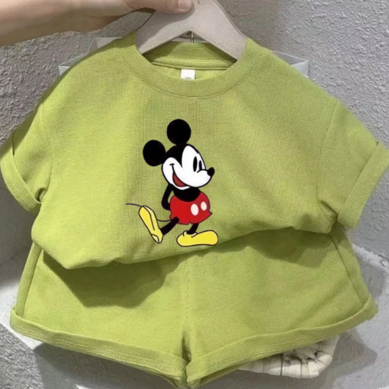 الصيف طفل الفتيات الملابس مجموعة طفل أزياء ديزني ا...