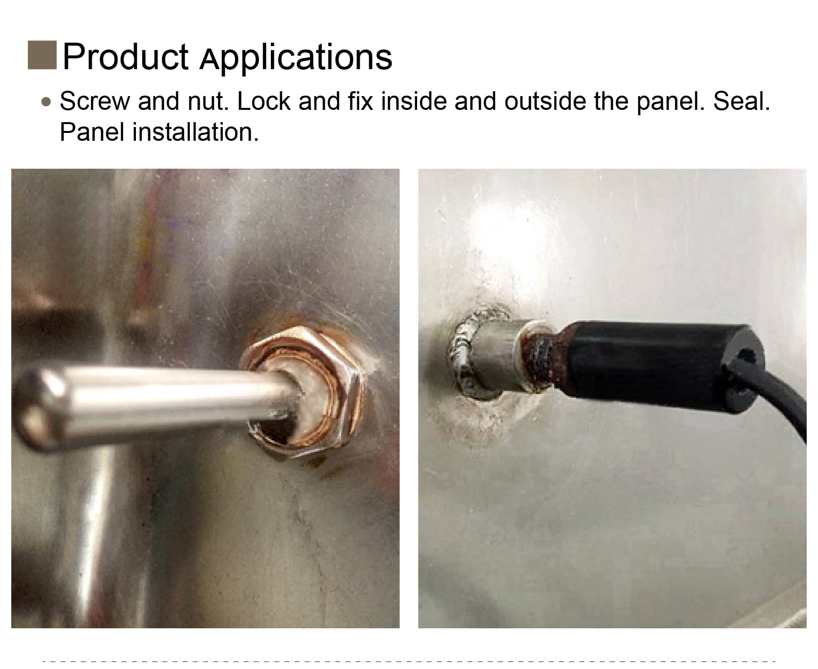 High Precision PT100 RTD WZP-187 Waterproof Temperature Sensor, Stainless Steel