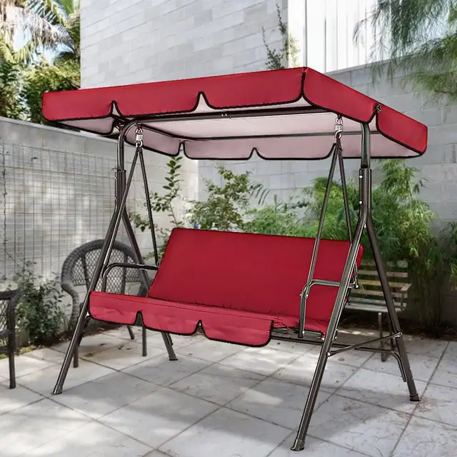 Garden Swing Ülés Párna Udvar Terasz Lengő Takaró Vízálló Porálló Napfényes Üléshinta Szék Borítóellenes Keret - Image 4