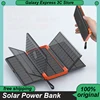 Solar Power Bank 10000mAh/20000mAh Large Capacity Outdoor Cycling Camping Mobile Power Bank Foldable Panel Wireless Charging