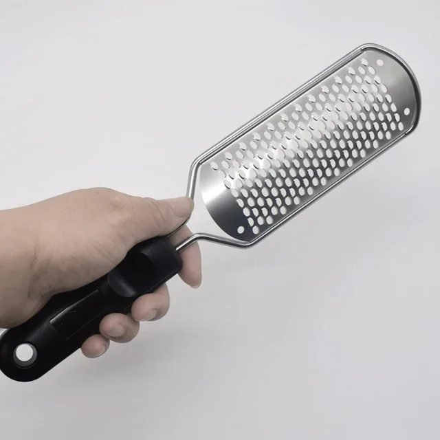 1 pz dispositivo di molatura per piedi in acciaio inossidabile per lime per piedi rimuovere la pelle morta strofinare i piedi sfregamento del piede pedicure lima per piedi 6