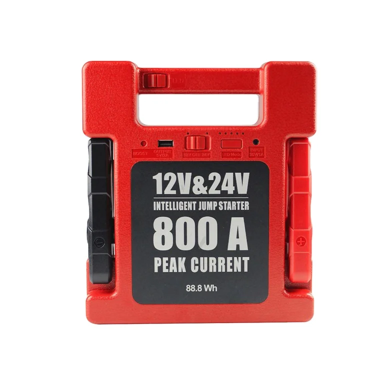 

12V/24V Emergency Auto Jump Starter Power Bank Battery Ultra Booster Rescue Tool Kit