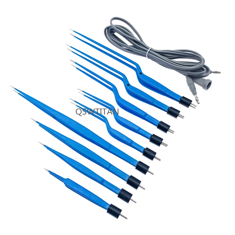 Reusable Bipolar Forceps, Straight Angled Tip, Length=180mm - PROMED Supply Co Reusable Bipolar Forceps, Straight Angled Tip, Length=180mm - PROMED Supply Co
