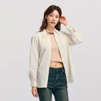 SEMIR-Chemise Mi-Longue en Pur Coton pour Femme, Haut à Manches sulfen Velours Côtelé, Nouvelle Collection Hiver 2024 4