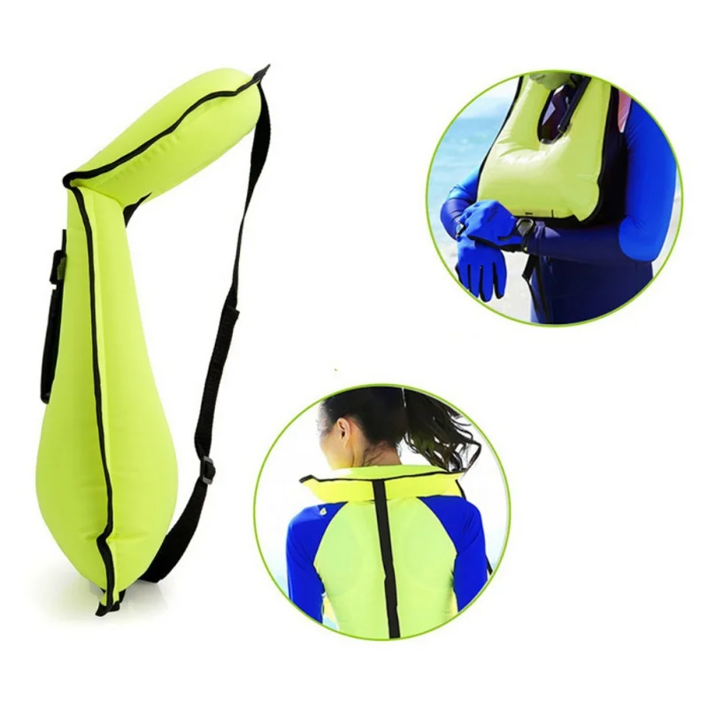 Inflatable Snorkel Jacket With Leg Straps For Men Women Snorkel Vest For Snorkeling Diving Swimming Life Saving Vest for Adults life jacket