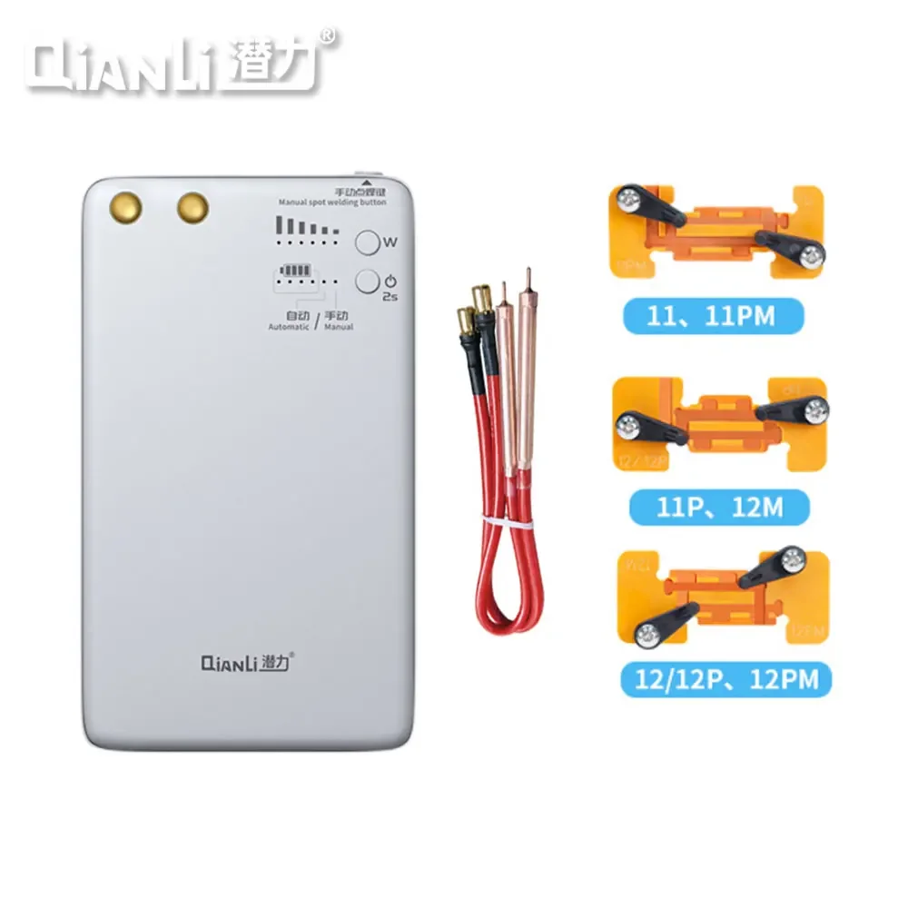 

QianLi Macaron Portable Spot Welding Machine for iPhone 11/12 Series Battery Flex Soldering Repair Tool Automatic/Manual