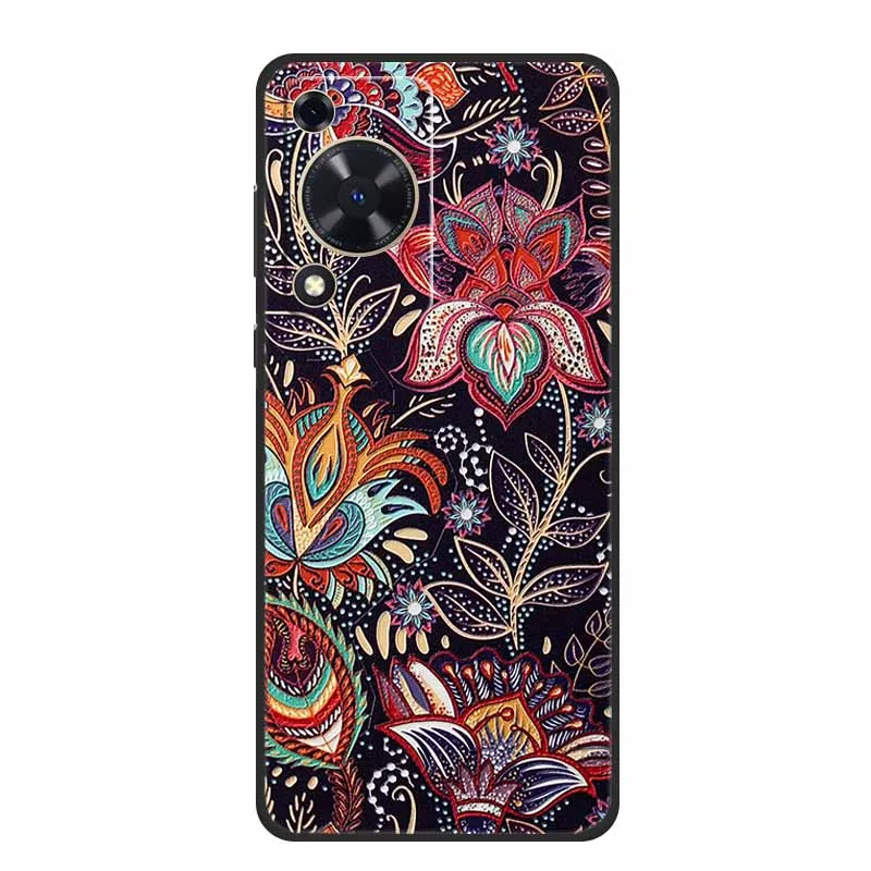 Embossed 3D Shockproof Silicone Phone Case - Soft Protective Cover