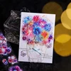 1Roll Fireworks Shell Light Handbook PET Tape Fireworks Sunny Day Blue Material Loop Stickers Adhesives Scrapbook 50mm*2m 1