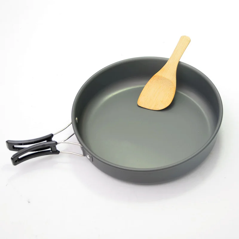 

Ultra-light Aluminum Alloy Camping Cookware Utensils Tableware Cooking Outdoor Teapot Pot Frying Picnic Kettle Pan Non Stick Pan
