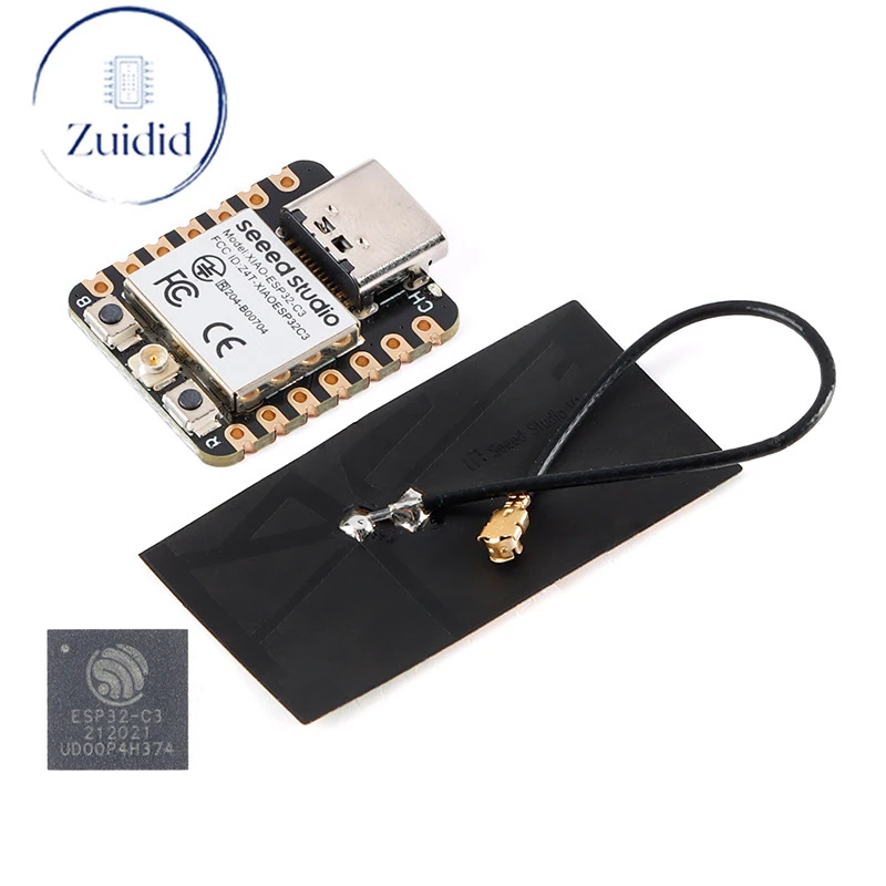 Seeedino Seeed Studio Xiao Esp32-C3 Wifi Bluetooth-Compatibile Mesh 5.0 Scheda Di Sviluppo Modul 4Mb Flash 400Kb Sram Per Arduino