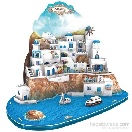 Cubic Fun 129 Piece Santorini 3D Puzzle | Игрушки и хобби