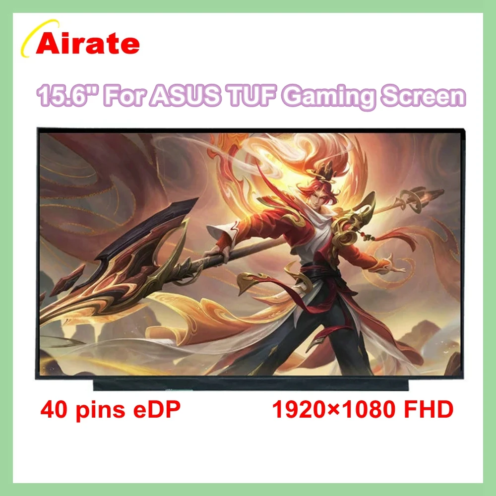 15.6 Pollici Per Asus Tuf Gaming F15 Fx506 Fx506H Fx506L Fx506Lu 144Hz Display Lcd Full Hd Ips Led Panel Matrix 40 Pin