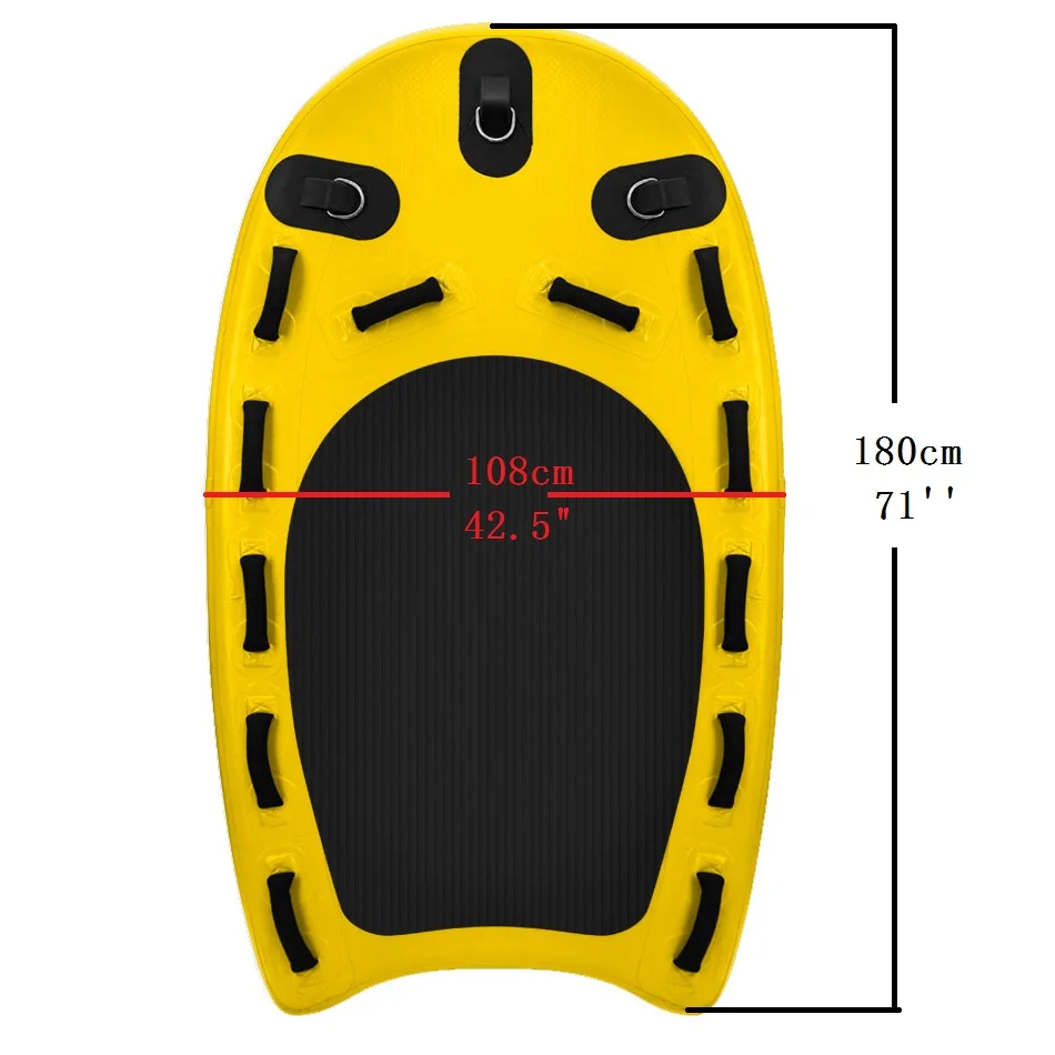 Factory Colorful Jetski Board Inflatable Jet Ski Sled Surf Rescue Sled for Sale
