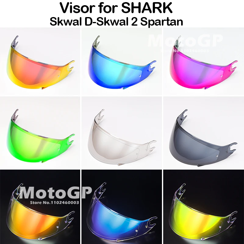 For SHARK D Skwal D-Skwal 2 Spartan Helmet Visor Full Face Replacement Helmet Lens Visor Accessories Capacete Windshield