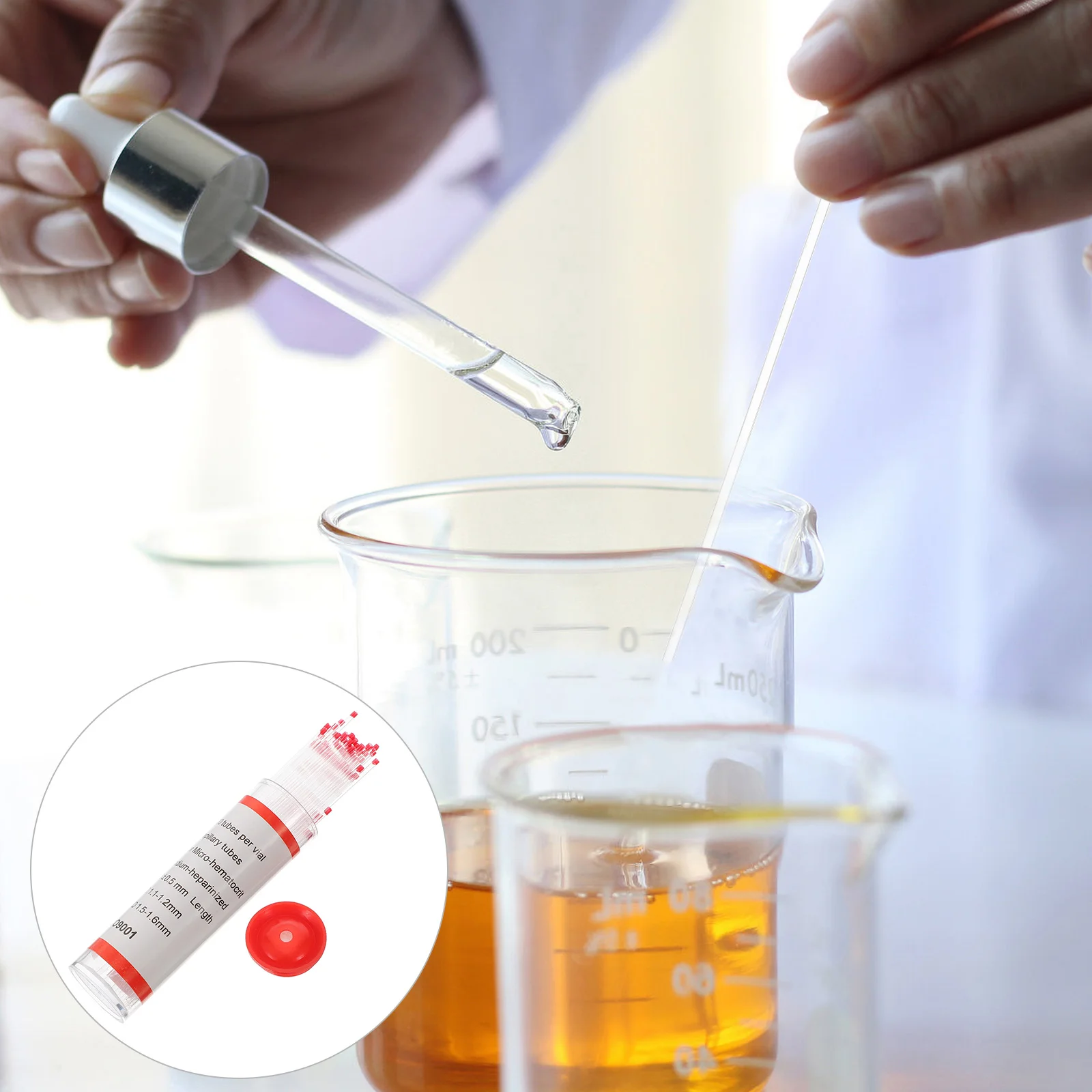 

Стеклянная микрогематокритовая капиллярная трубка 75 мм микрогематокритовая трубка капиллярные лабораторные трубки поставка образцов для клиники