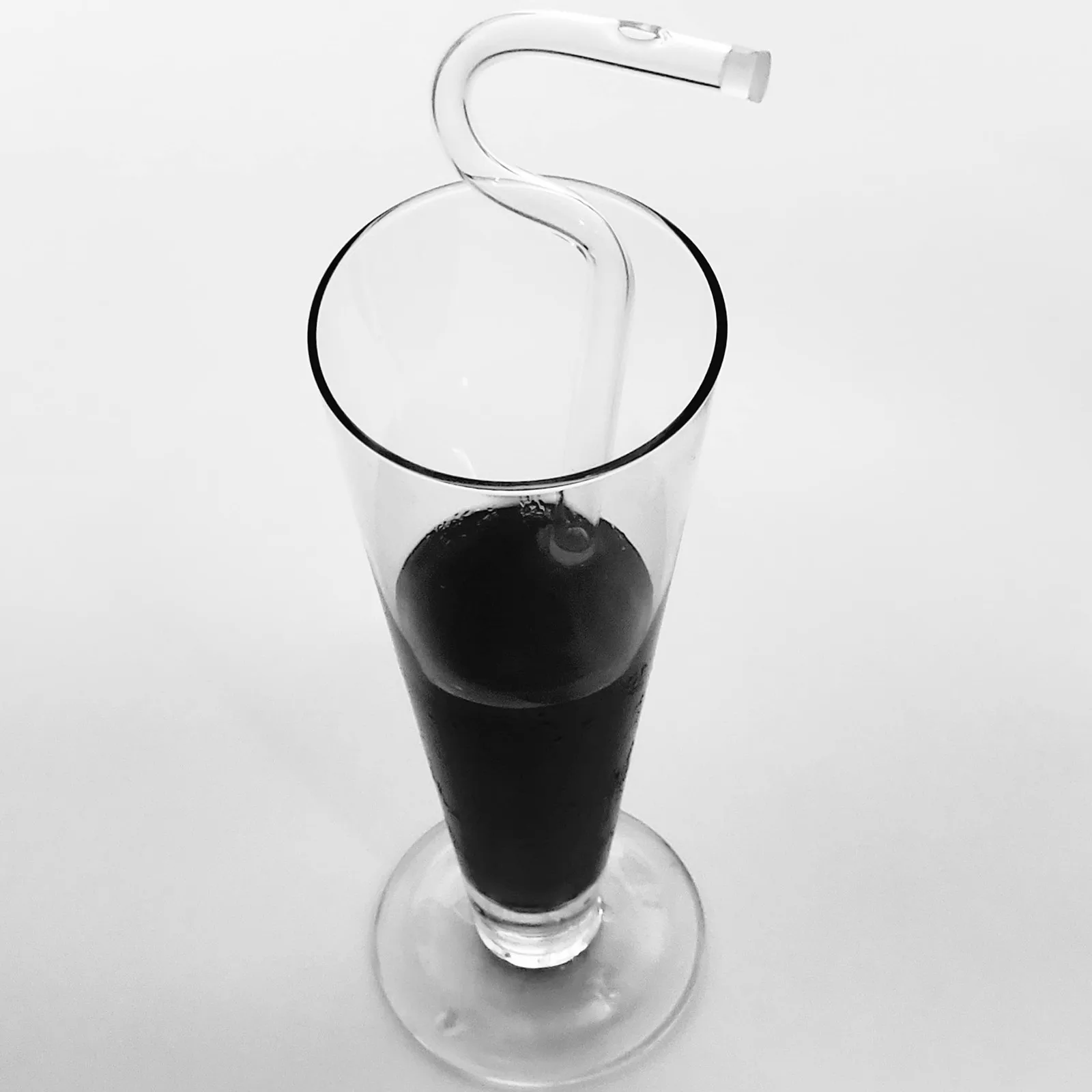 Reusable Glass Straw Glass Drinking Straw Flute Style Design Wrinkle Free Straws Cleaning Brush No Wrinkle Straws Lips Horizontally Set Of 2