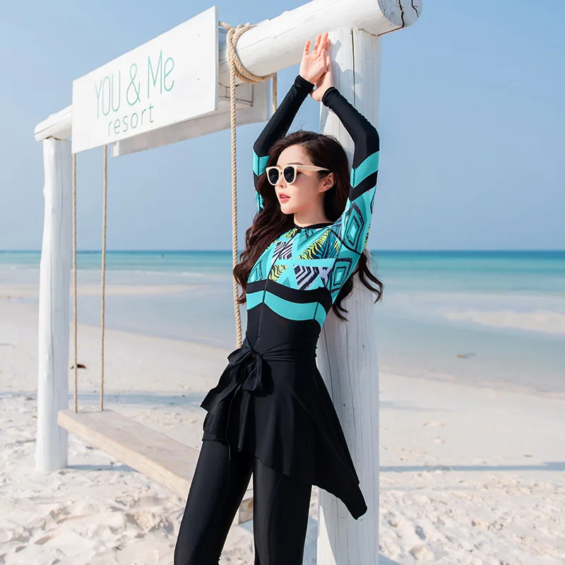 Swimwear Women Modest Full Covered Swimsuit - Image 4