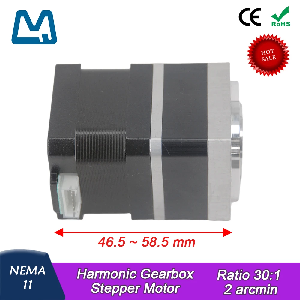 NEMA17 Stepper Motor with Harmonic Gearbox Driver Ratio 30:1 Low Cost Small Size stepper motor