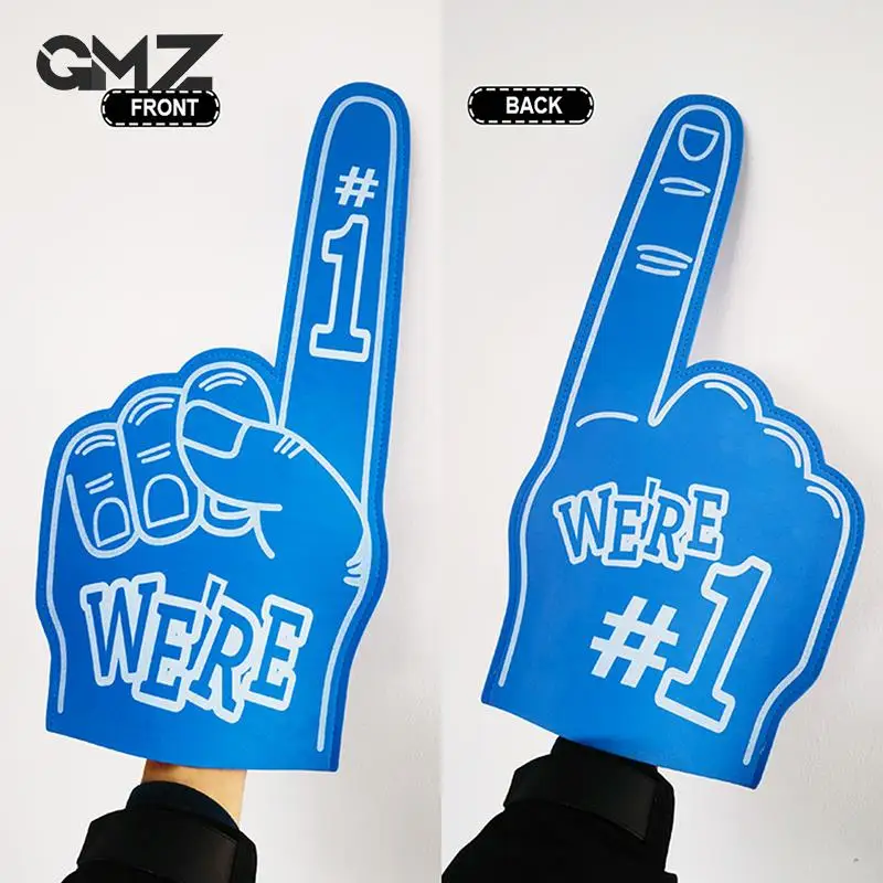 1pc Finger Foams Sports Cheerleading Party Hand Props Noise Makers Props Giant Hands Sports Favors Cheering Palm Party