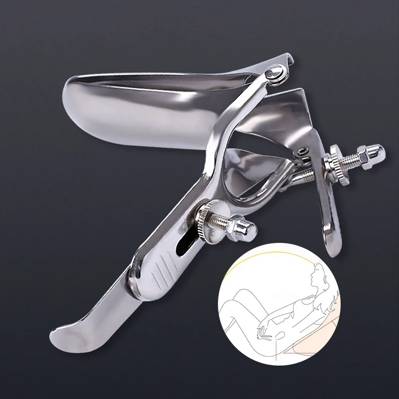 Metal Vaginal Dilators, Duck Billed Stainless Steel Gynecological Instruments, Vaginal Anal Dilators, Adult Enema Products