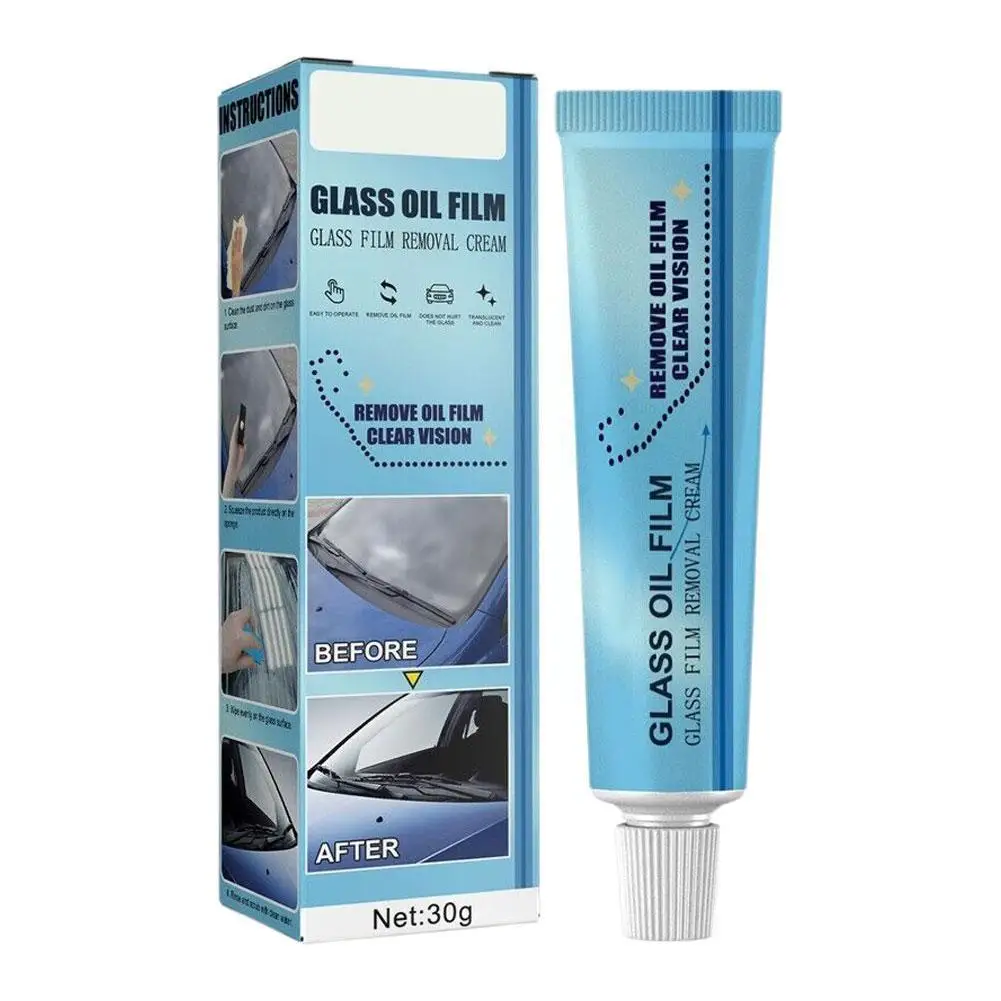 

Car Window Oil Film Cleaner Oil Remover Car Glass Oil Auto Stains Stain Windshield Cleaner Protect Oil Clean Q4w5